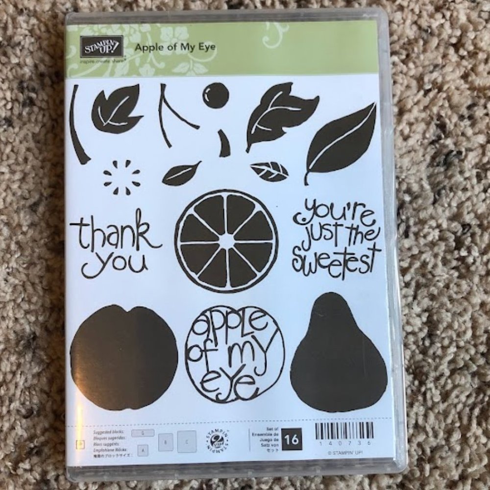 Stampin Up Apple of My Eye Stamp Set